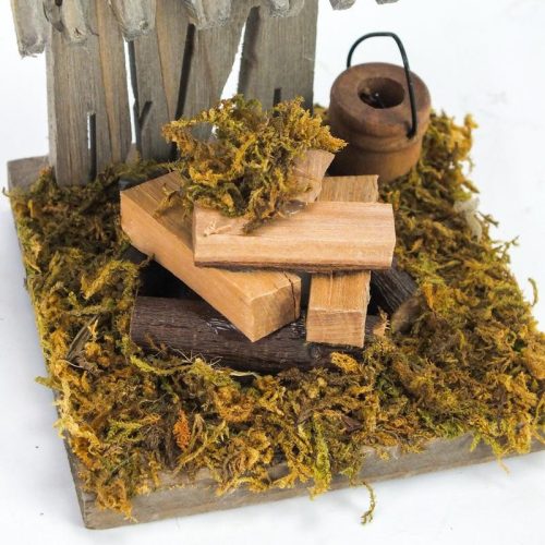 Világító manó tábortűz 8,5cm