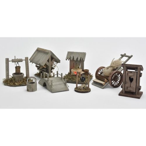 Világító manó tábortűz 8,5cm