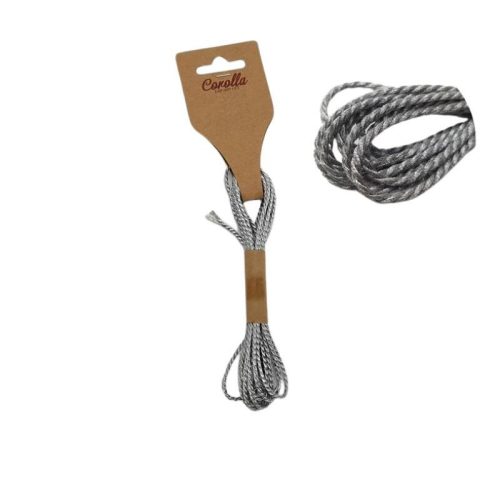 Sodrott zsinor 2mm ezüst 3m x 10db - OKOSÁR!