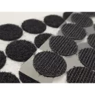 Tépőzár korongok fekete 30db x 12csomag - OKOSÁR!