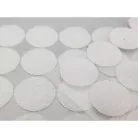 Tépőzár korongok fehér 30db x 12csomag - OKOSÁR!