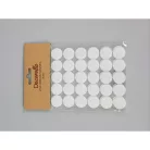 Tépőzár korongok fehér 30db x 12csomag - OKOSÁR!