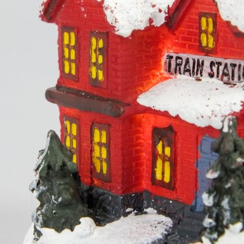 Színes világítós házikó kicsi 1db