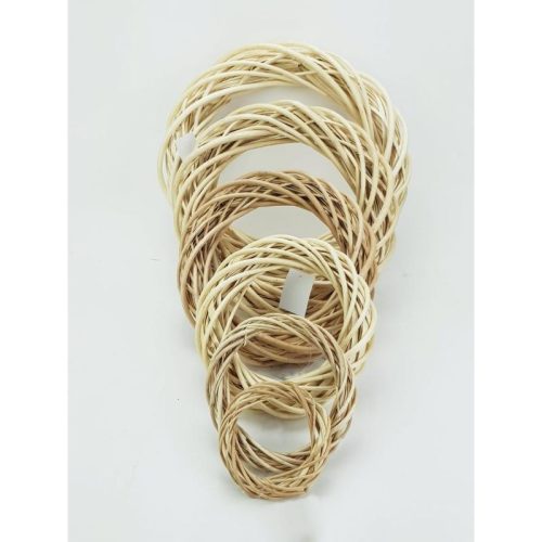 Vessző koszorú natúr 20cm