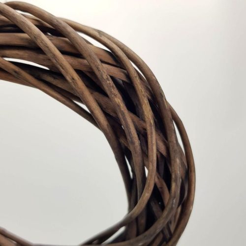 Vessző koszorú barna 15cm