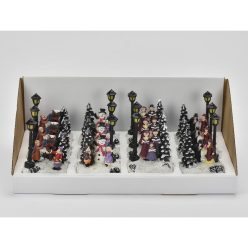 Karácsonyi jelenet led világítással 12db - OKOSÁR!