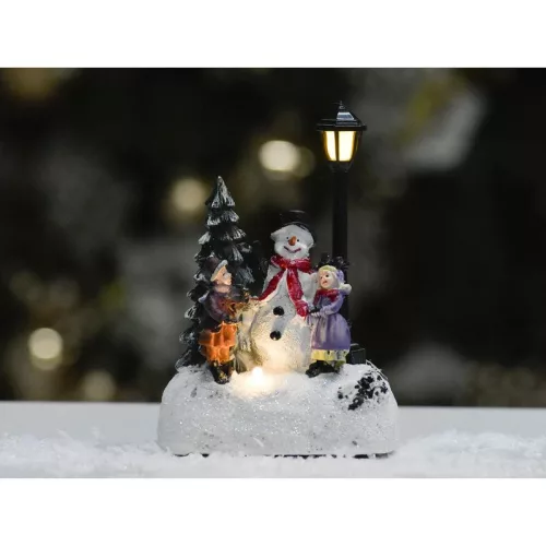 Karácsonyi jelenet led világítással 12db - OKOSÁR!