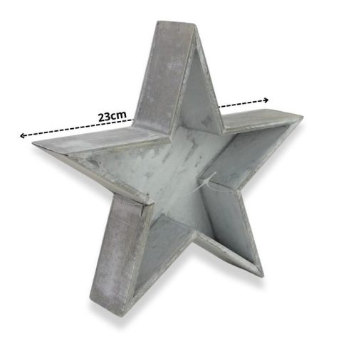 Fa csillag tál szürke