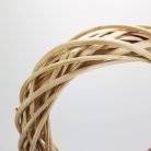 Vessző koszorú natúr 30cm