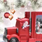 Karácsonyi kamion világítós