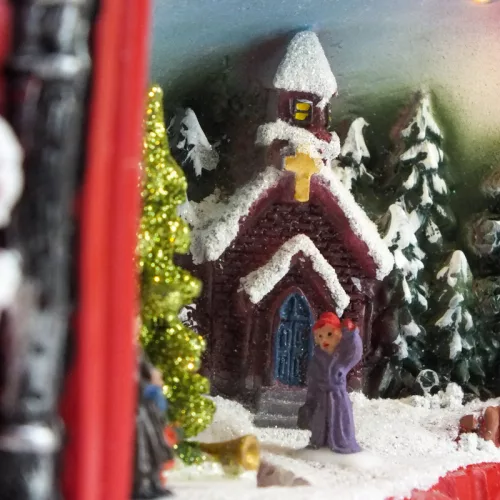 Karácsonyi kamion világítós