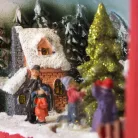 Karácsonyi kamion világítós