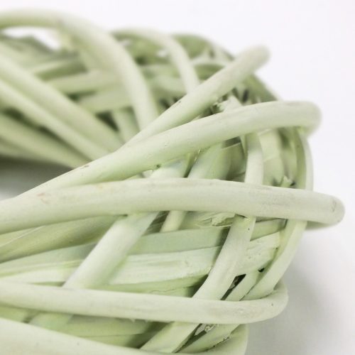 Vessző koszorú pasztell zöld 25cm 48/#