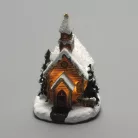 Színes világítós templom kicsi 12db/dob