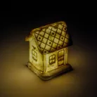 Világítós mézeskalács házikó 12db/dob