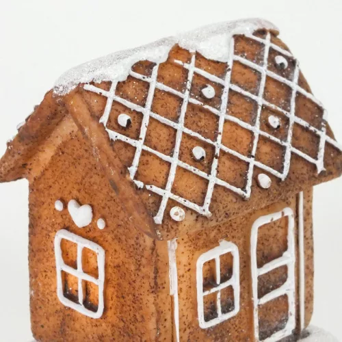 Világítós mézeskalács házikó 12db/dob