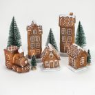 Világítós mézeskalács házikó 12db/dob