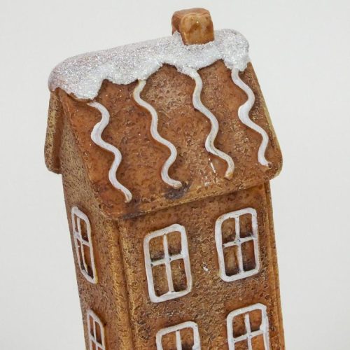 Világítós emeletes mézeskalács ház 12db/doboz - OKOSÁR!