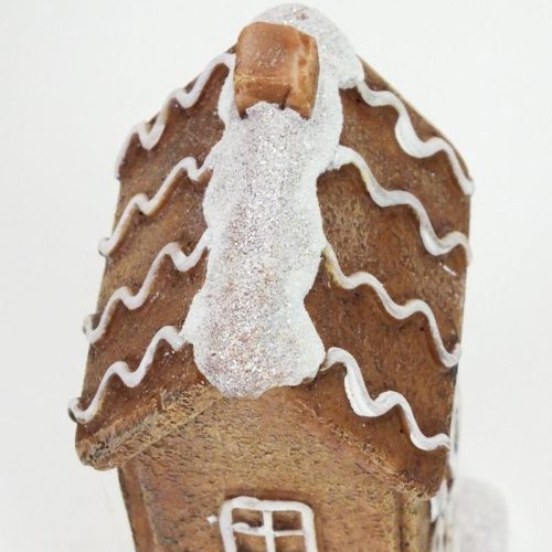 Világítós emeletes mézeskalács ház 12db/doboz - OKOSÁR!