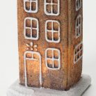 Világítós emeletes mézeskalács ház 1db