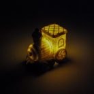 Mézeskalács vonat világítós