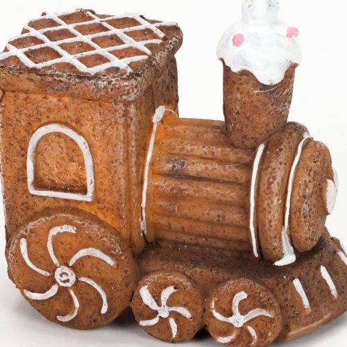 Mézeskalács vonat világítós