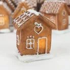 Világítós mézeskalács házikók 4féle 12db/dob  - OKOS ÁR!