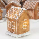 Világítós mézeskalács házikók 4féle 12db/dob  - OKOS ÁR!