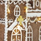 Világítós mézeskalács templom