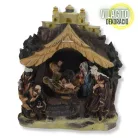 Karácsonyi betlehem - világítós dísz