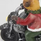 Világítós karácsonyi rénszarvas motoron - LED-es ünnepi dekoráció