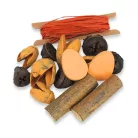 Kikelet terméscsomag raffiával - narancs