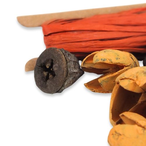 Kikelet terméscsomag raffiával - narancs