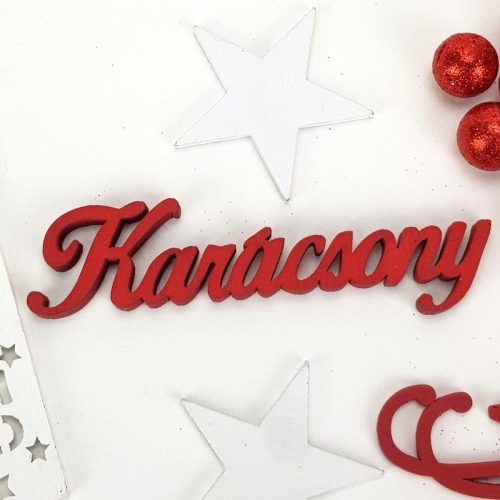 Piros-fehér karácsonyi csomag