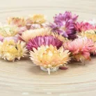 Szalma rózsa rózsaszín 15db/csomag