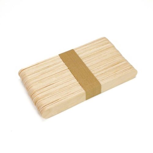 Fa spatula - Nyalókapálcika nyárfából 15cm 50db/csomag