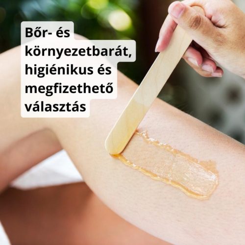 Fa spatula - Nyalókapálcika nyárfából 15cm 50db/csomag