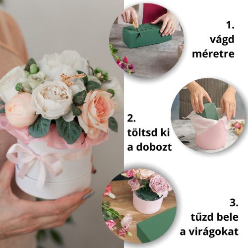 Száraz oázis tűzőhab tégla 20db - OKOSÁR!