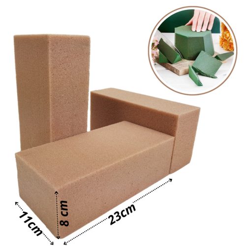 Száraz oázis tűzőhab tégla