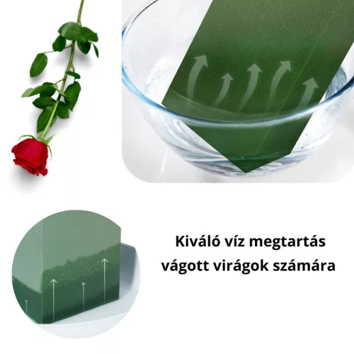 Vizes oázis tűzőhab tégla 20db - OKOSÁR!