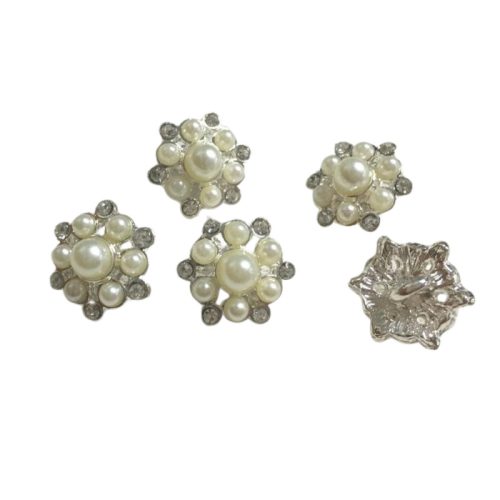 Strasszos gomb 5db/csomag