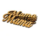 Natúr fa - Mama felirat 10cm 5db/csomag