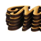 Natúr fa - Mama felirat 10cm 5db/csomag