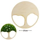 Natúr fa - Dekorálható DIY fa alap 37cm - karcsú fa