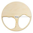 Natúr fa - Dekorálható DIY fa alap 37cm - karcsú fa