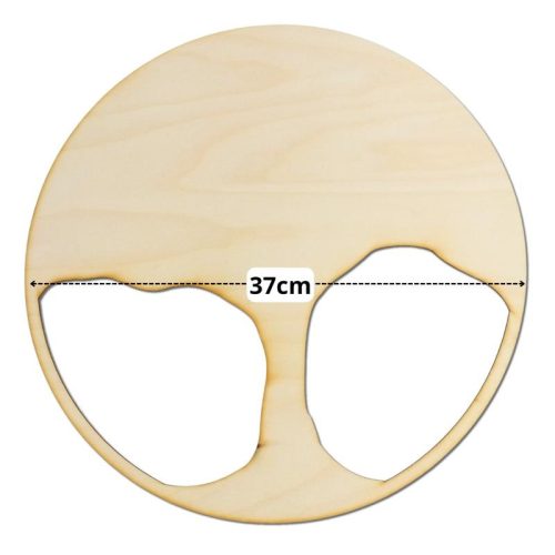 Natúr fa - Dekorálható DIY fa alap 37cm - karcsú fa