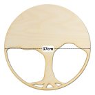 Natúr fa - Dekorálható DIY fa alap 37cm - karcsú fa gyökérzettel