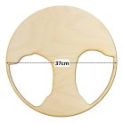 Natúr fa - Dekorálható DIY fa alap 37cm - széles fa