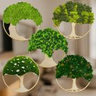 Natúr fa - Dekorálható DIY fa alap 37cm - széles fa