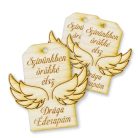 Natúr fa - Kegyeleti tábla - Drága édesapám 3db/csomag